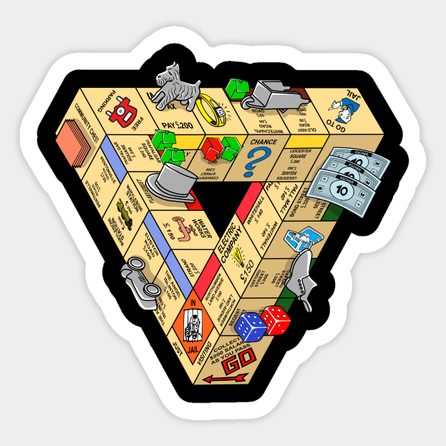 The Impossible Board Game Sticker by zomboy